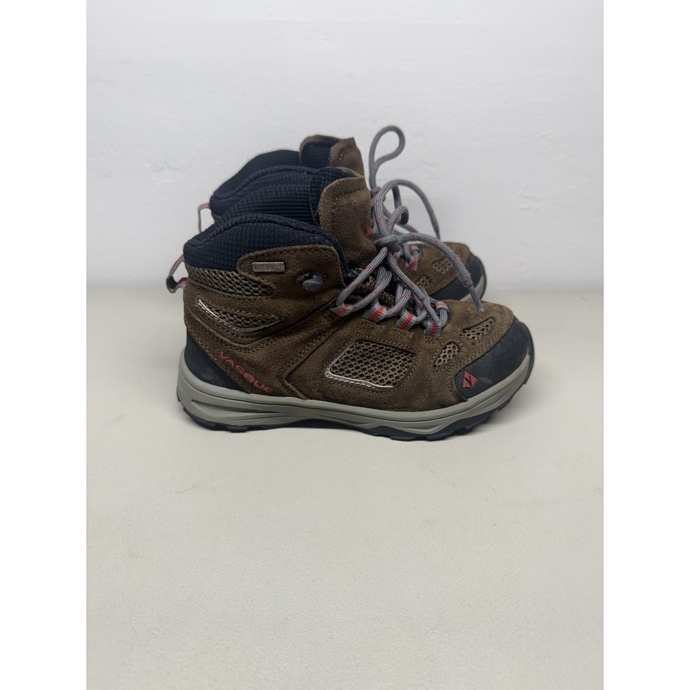 Vasque Breeze III UltraDry Waterproof High Hiking Boots Brown Leather Kids 3